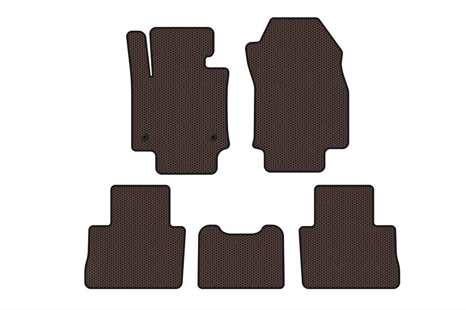 Toyota Rav 4 2019–2025 Rubberen automatten Carsuit (Bruin) Image