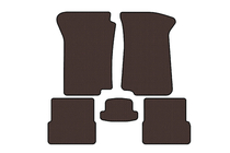 Volkswagen Golf 2 1983–1992 Rubberen automatten Carsuit (Bruin) foto 1