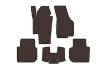 Volkswagen Passat B8 2015–2023 Rubberen automatten Carsuit (2015-2019, SD, bruin) foto 1