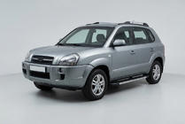 Hyundai Tucson JM 2004– Duru side steps (2 stuks, aluminium) foto 1