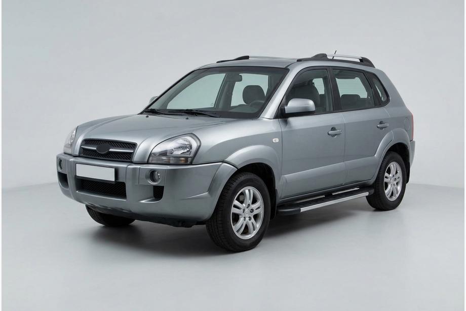 Hyundai Tucson JM 2004– Duru side steps (2 stuks, aluminium) Image