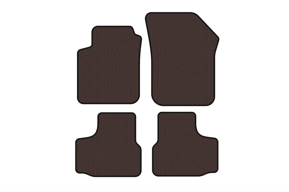 Volkswagen UP 2011–2023 Rubberen automatten Carsuit (Bruin) Image