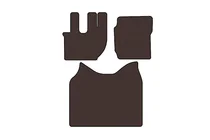Volvo FH 1993–2012 Rubberen automatten Carsuit (2008-2012, Bruin) foto 1