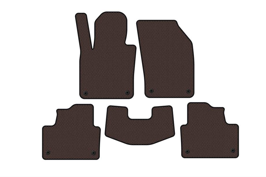 Volvo S60 2019– Rubberen automatten Carsuit (Bruin) Image