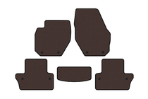 Volvo V60 2011–2018 Rubberen automatten Carsuit (SW, bruin) foto 1