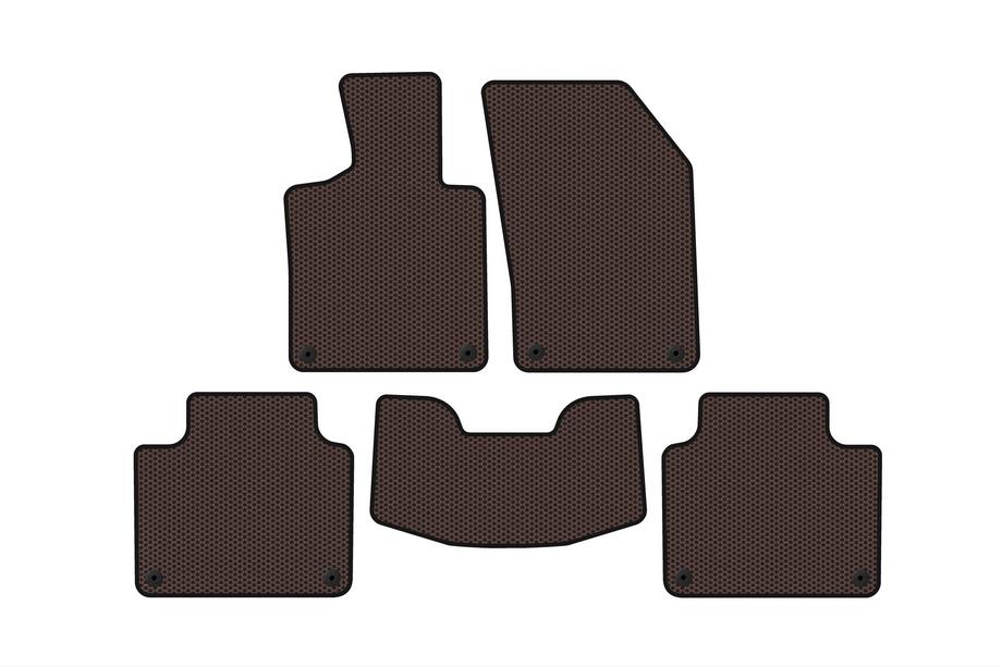 Volvo V90 1997–1998 Rubberen automatten Carsuit (SW, bruin) Image