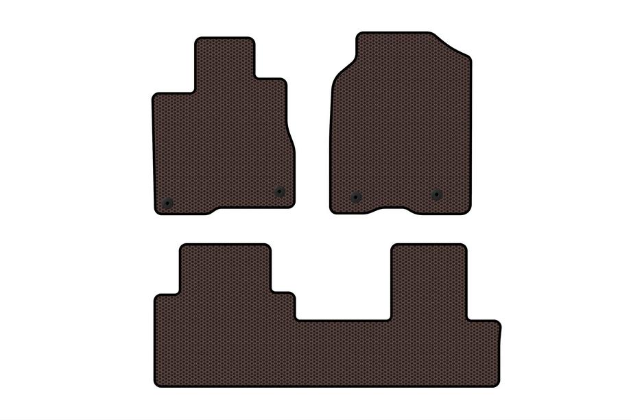 Acura MDX 2001–2006 Rubberen automatten Carsuit (Bruin) Foto 1
