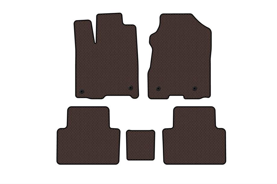 Acura RDX 2012–2018 Rubberen automatten Carsuit (Bruin) Image