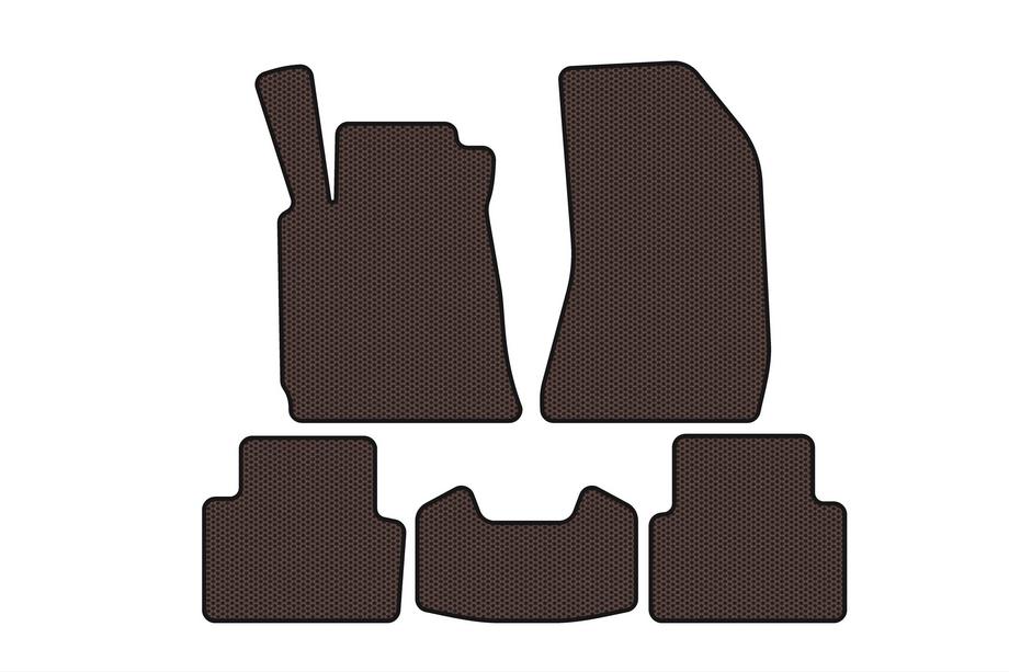 Alfa Romeo 159 2005–2011 Carsuit V-1 rubberen automatten (bruin) Image