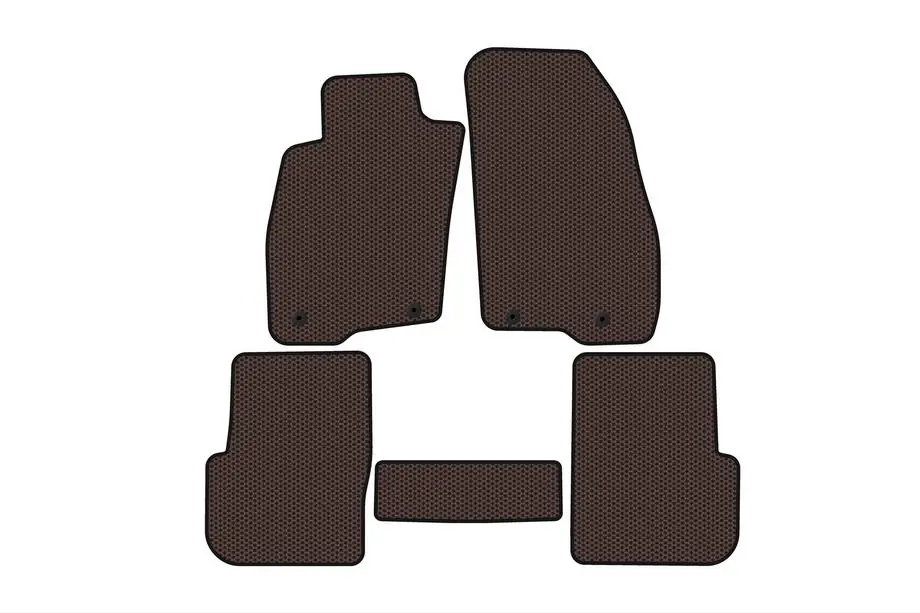 Alfa Romeo MiTo 2008–2018 Rubberen automatten Carsuit (Bruin) Image