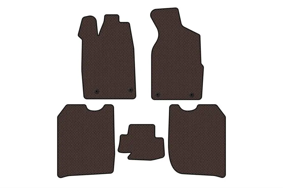 Audi 100 C3 1988–1991 Rubberen automatten Carsuit (1982-1988, Sedan, bruin) Image