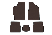 Audi 80 1978–1986 Rubberen automatten Carsuit (Sedan, bruin) foto 1