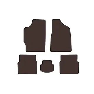 Rubberen automatten Carsuit (Sedan, bruin)