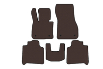 BMW 2 Serie Active Tourer F45/F46 2014–2021 Carsuit rubberen automatten (voor F46, 2 rijen, bruin) foto 1