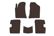 BYD F3 2013–2015 Rubberen automatten Carsuit (SD, bruin) foto 1