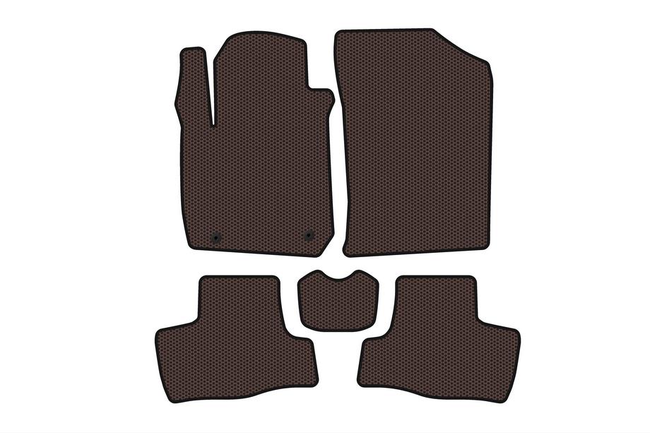 BYD F0 2008–2014 Rubberen automatten Carsuit (Bruin) Image