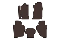 Chevrolet Silverado 2013–2019 Rubberen automatten Carsuit (Bruin) foto 1
