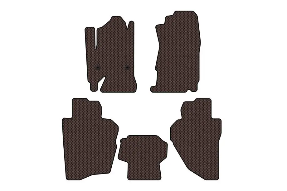 Chevrolet Silverado 2013–2019 Rubberen automatten Carsuit (Bruin) Image
