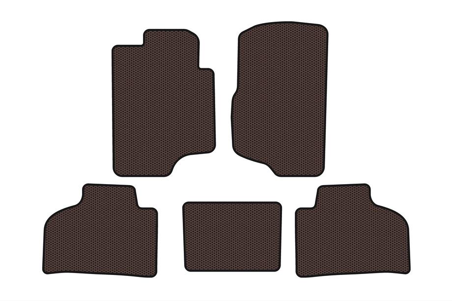 Chevrolet Silverado 2007–2013 Rubberen automatten Carsuit (Bruin) Image