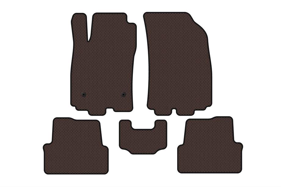 Chevrolet Sonic 2011–2022 Rubberen automatten Carsuit (HB, bruin) Image