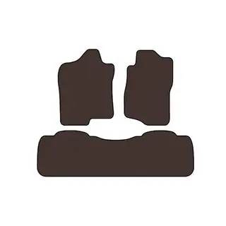 Rubberen automatten Carsuit (Bruin)