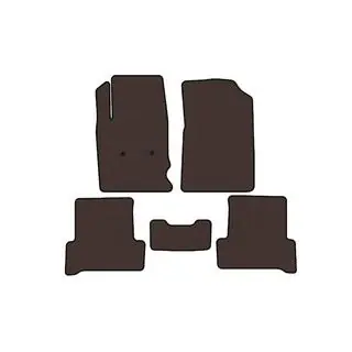 Rubberen automatten Carsuit (Bruin)