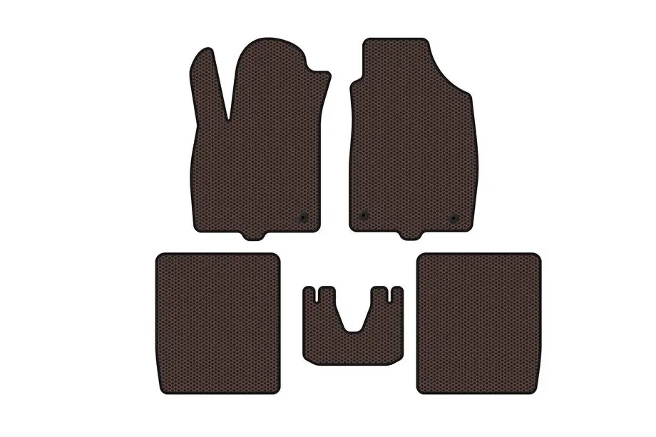 Fiat Panda 2003–2011 Rubberen automatten Carsuit (Bruin) Image