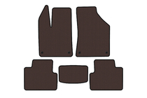 Chrysler 200 I 2010–2014 Rubberen automatten Carsuit (Bruin) foto 1