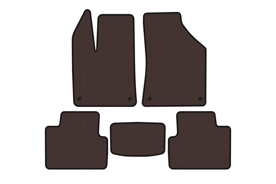 Chrysler 200 I 2010–2014 Rubberen automatten Carsuit (Bruin) Image