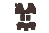 Citroen C-8 2002–2014 Rubberen automatten Carsuit (Bruin) foto 1