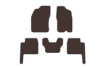 Dodge Durango 2004–2009 Rubberen automatten Carsuit (Bruin) foto 1