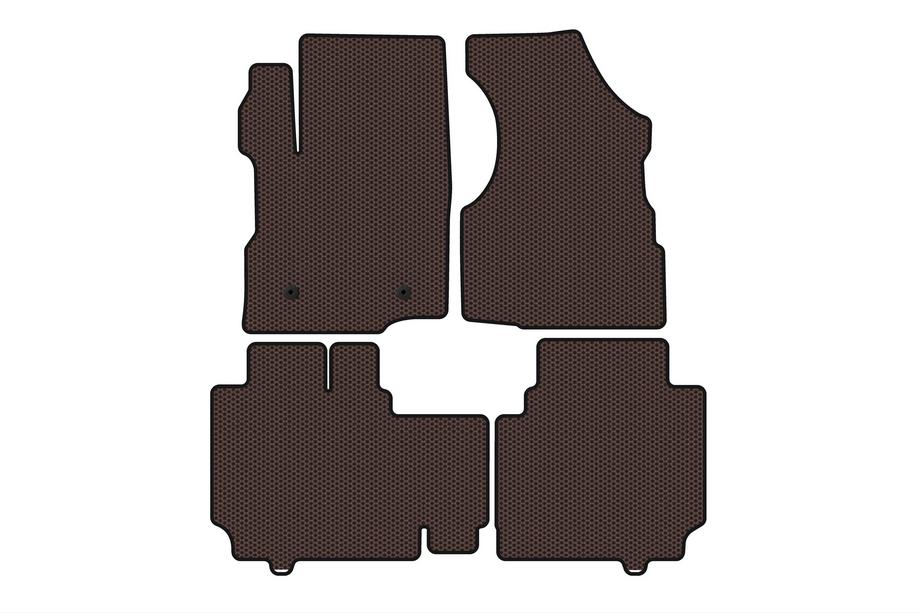 Chevrolet Equinox 2009–2016 Rubberen automatten Carsuit (2015-2017, bruin) Image