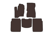 Ford Flex 2009–2019 Rubberen automatten Carsuit (2 rijen, 2013-2019, bruin) foto 1