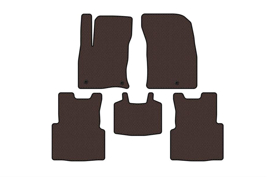 Ford Kuga/Escape 2019– Rubberen automatten Carsuit (voor Escape, bruin) Image
