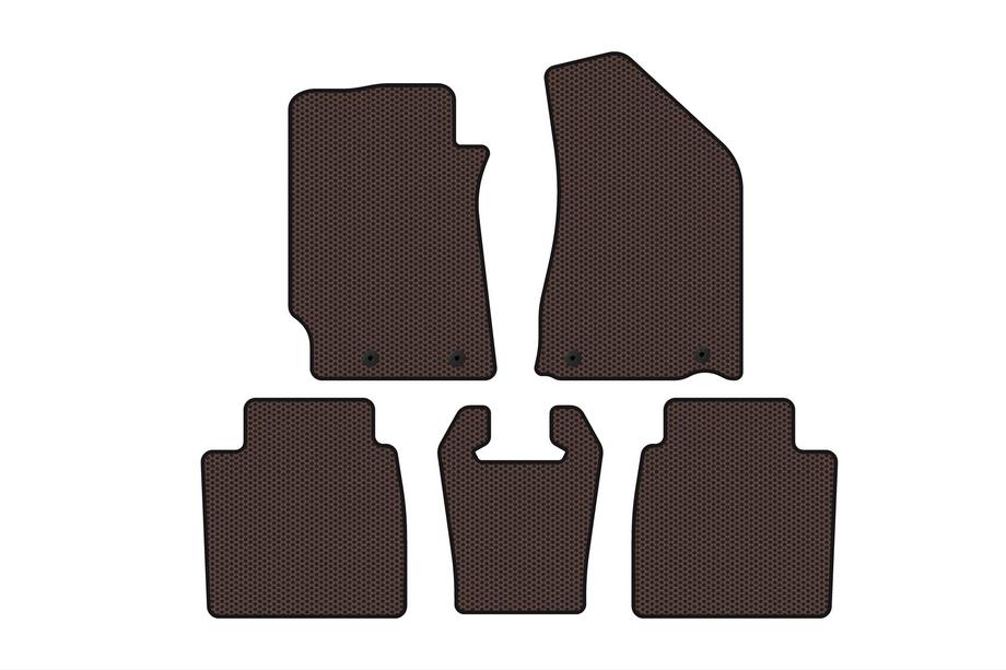 Geely Emgrand EC8 Rubberen automatten Carsuit (SD, bruin) Image