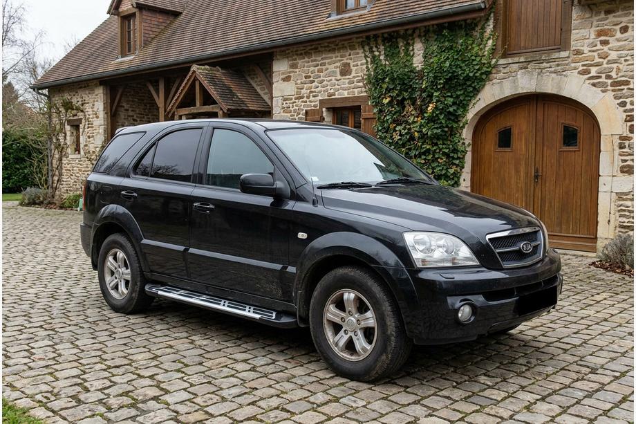 Kia Sorento I BL 2002–2009 Sunrise side steps (set van 2, aluminium) Image
