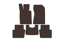 Honda Legend 2004–2012 Rubberen automatten Carsuit (Bruin) foto 1