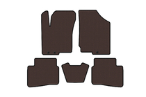 Kia Forte 2008–2024 Rubberen automatten Carsuit (2008-2012, bruin) foto 1