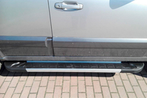Kia Sorento I BL 2002–2009 Zijtreden RedLine V1 (2 stuks, aluminium) foto 5