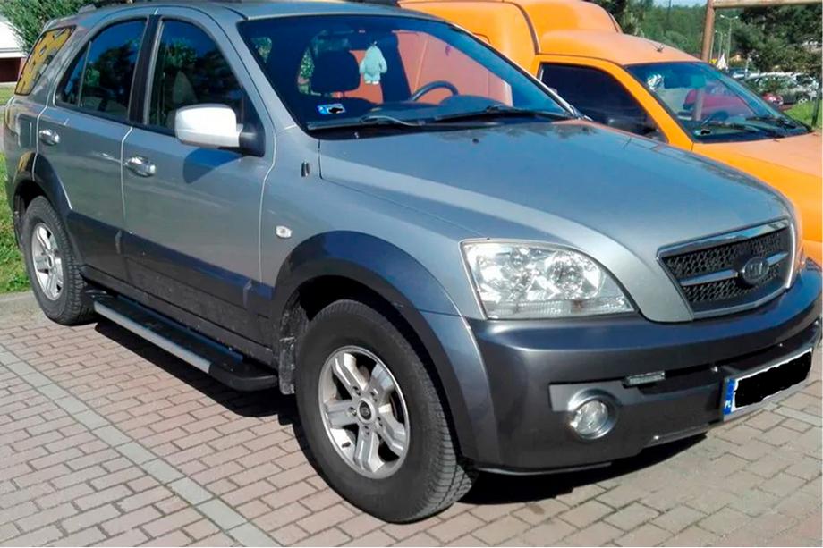Kia Sorento I BL 2002–2009 Zijtreden RedLine V1 (2 stuks, aluminium) Image