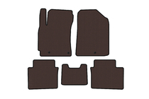 Kia Forte 2008–2024 Rubberen automatten Carsuit (2018-2021, bruin) foto 1