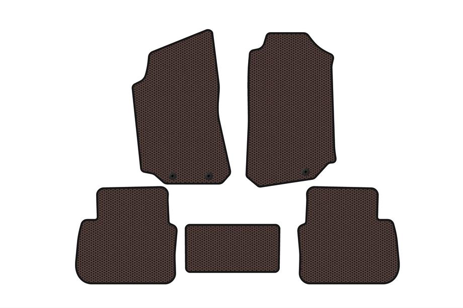 Saab 9-5 1997–2010 Rubberen automatten Carsuit (Bruin) Foto 1