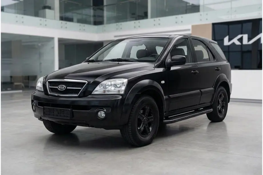 Kia Sorento I BL 2002–2009 Bosphorus Black side steps (2 st., aluminium) Image