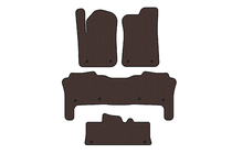 Infiniti QX56 2010–2013 Carsuit rubberen automatten (3 rijen, bruin) foto 1