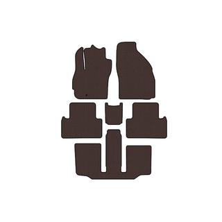 Rubberen automatten Carsuit (3 rijen, 7-zits, bruin) Mazda 5 2005–2009 foto 1
