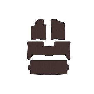 Rubberen automatten Carsuit (3 rijen, 2003-2008, bruin) Nissan Armada 2003–2015 foto 1