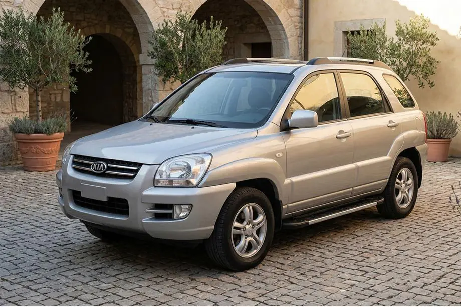 Kia Sportage 2004–2010 Zijtreden RedLine V1 (2 stuks, aluminium) Image