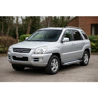 Rainbow zijtreden (set van 2, aluminium) Kia Sportage 2004–2010 foto 1