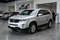 Kia Sorento II XM 2009–2014 Allmond Black side steps (2 st., aluminium) foto 1