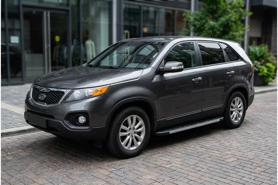 Kia Sorento II XM 2009–2014 Duru zijtreden (set van 2, aluminium) Image